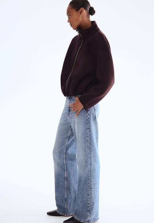 H&M - Scuba jacket - burgundy