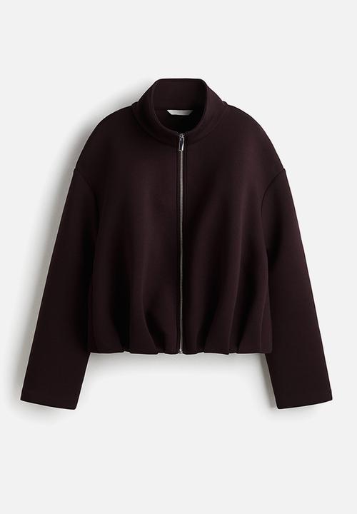 H&M - Scuba jacket - burgundy