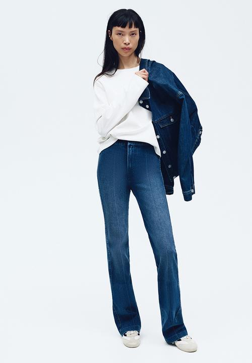 H&M - Flared high jeans - denim blue
