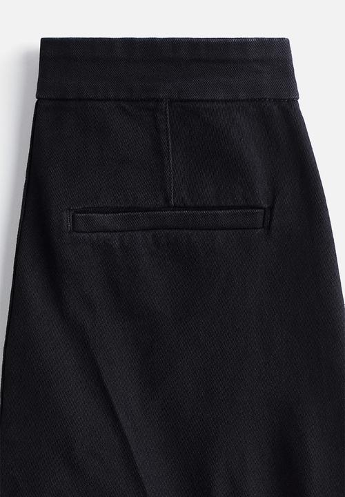 H&M - Flared high jeans - black