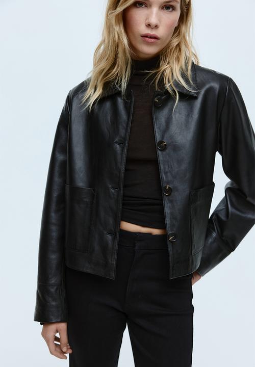 H&M - Flared high jeans - black