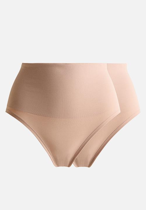 H&M - 2-Pack medium shape briefs - beige