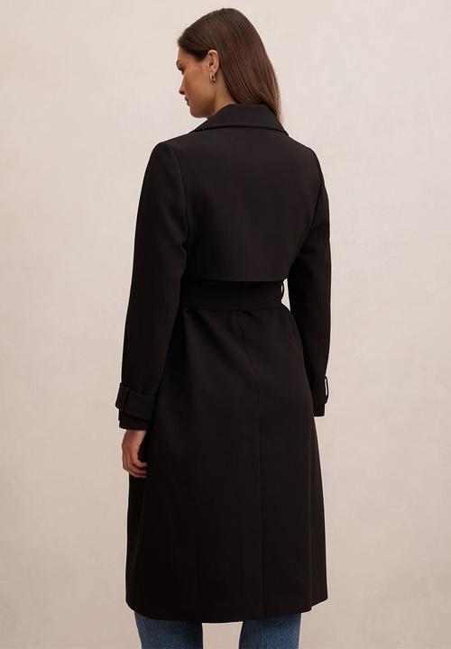 Forever New - Lilah Trench Coat In Black