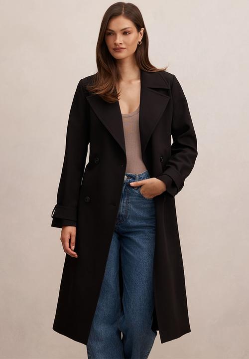 Forever New - Lilah Trench Coat In Black