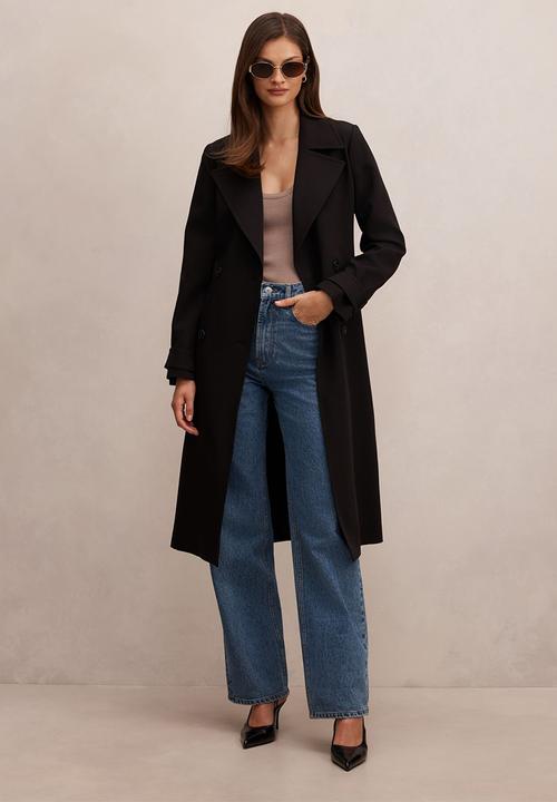 Forever New - Lilah Trench Coat In Black
