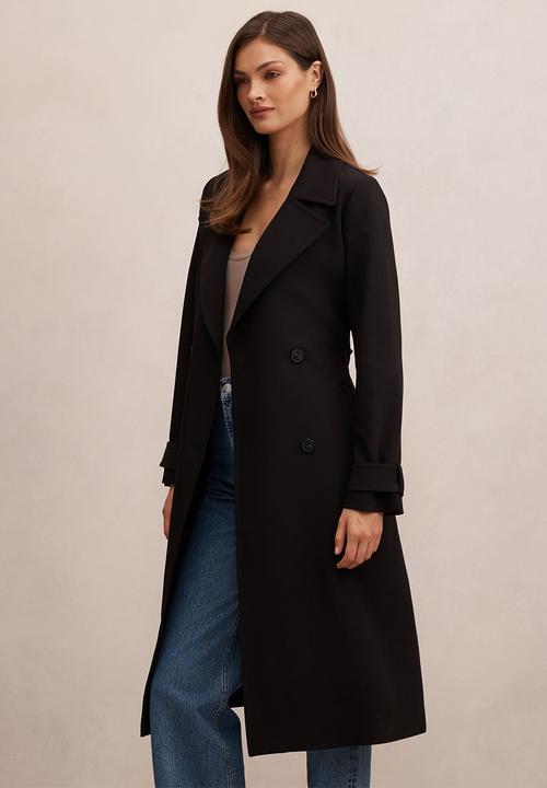 Forever New - Lilah Trench Coat In Black