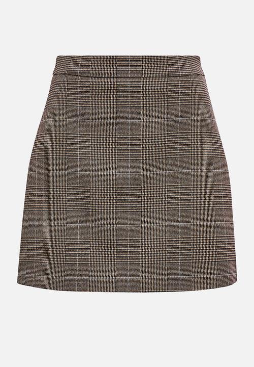 Forever New - Victoria Check Mini Skirt In Check Suit