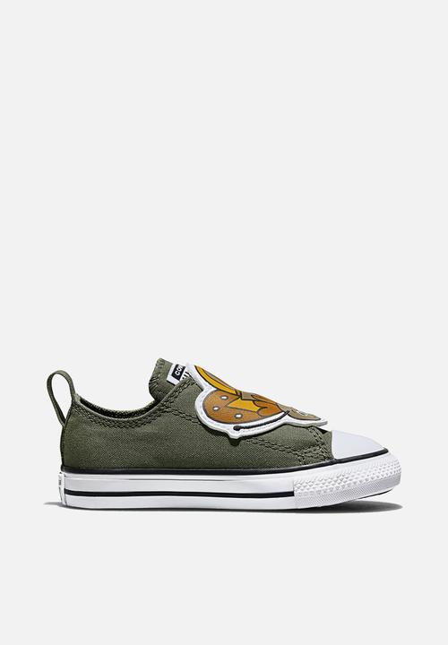 Converse - Chuck taylor all star one strap bugs easy - on - utility/honey stick/white