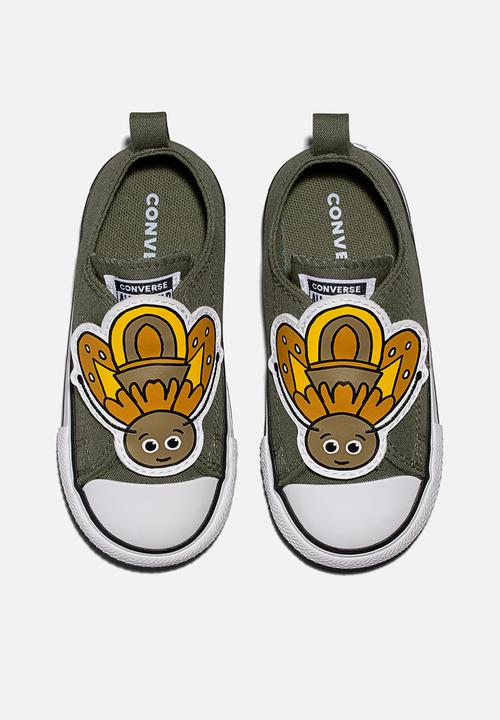Converse - Chuck taylor all star one strap bugs easy - on - utility/honey stick/white
