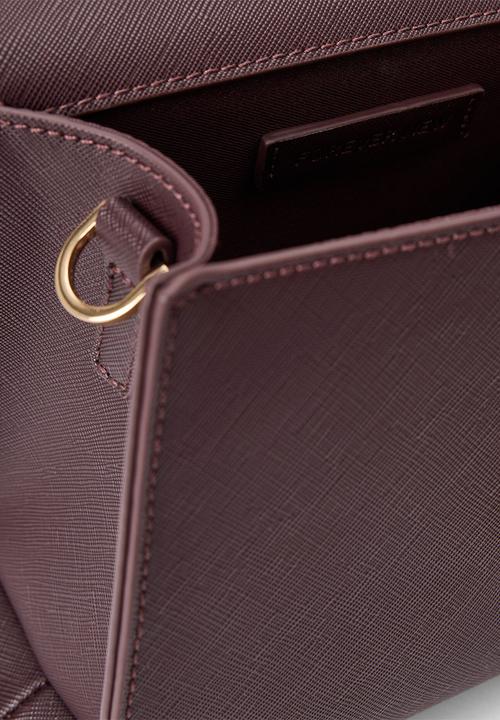 Forever New - Mietta lock top handle bag in chocolate