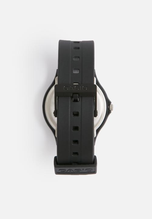 Casio - Analog Rnd Blk Dial Gold Num - Black/Gold