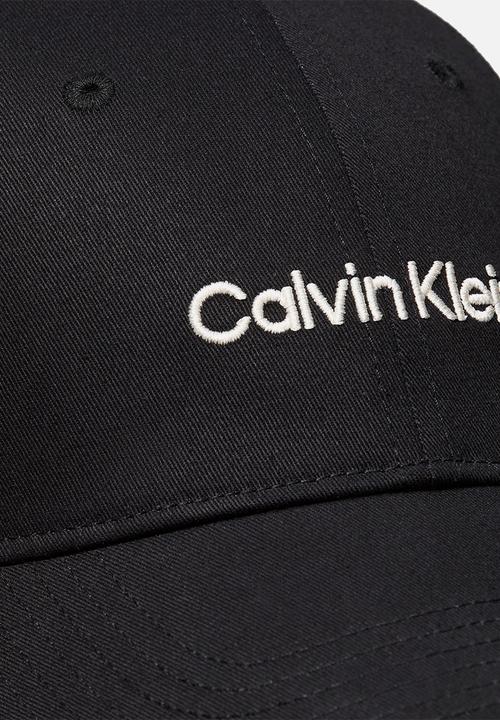 Calvin Klein - Logo embroidery baseball cap- black