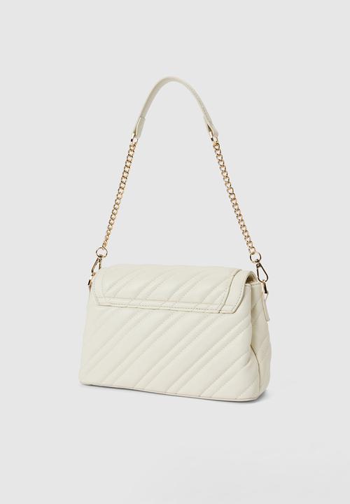 Forever New - Madeline Medium Quilt Shoulder Bag In Ivory