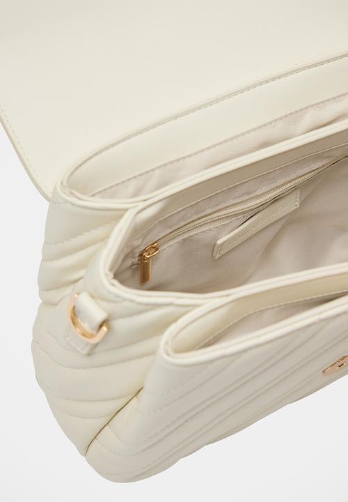 Forever New - Madeline Medium Quilt Shoulder Bag In Ivory