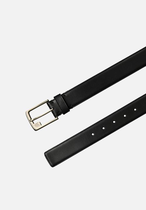 Calvin Klein - Ssnl Mono Frame Buckle 35Mm - Black / Pewter
