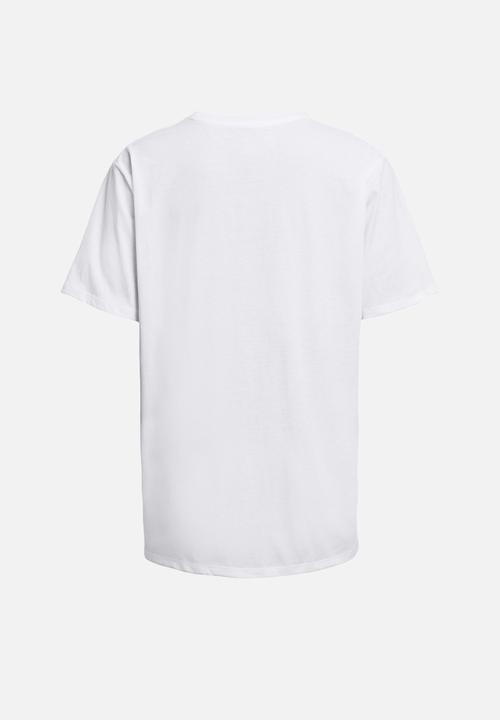 Under Armour - Campus Oversize Short Sleeve - White/Black
