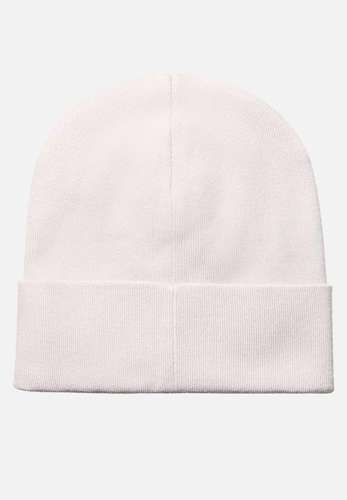 Calvin Klein - Emblem Patch Fine Rib Beanie - Nacreous Cloud