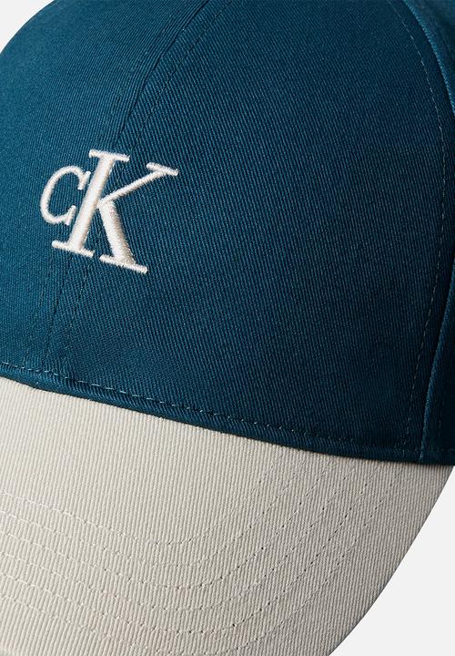Calvin Klein - Monogram Emb Colorblock Baseball Cap - Atlantic Deep