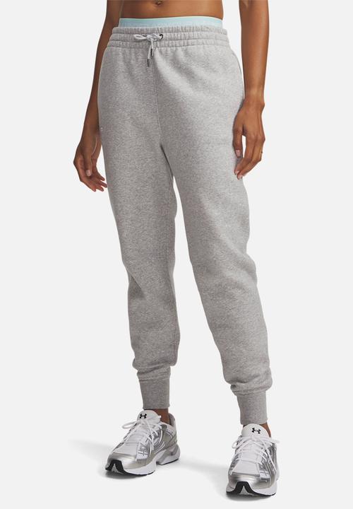 Under Armour - UA Icon Fleece Jogger - Mod Gray Light Heather/White