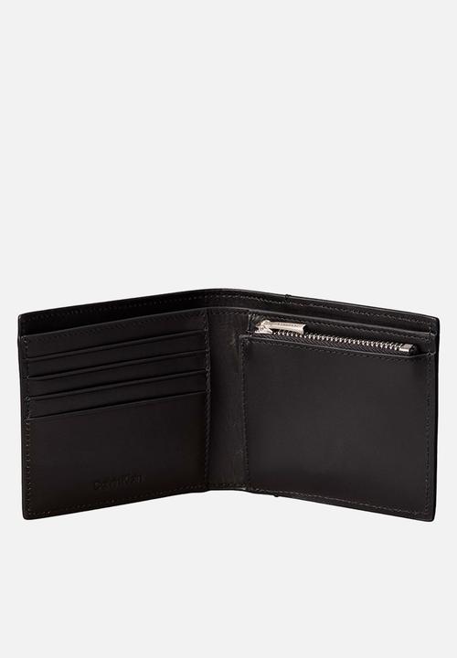 Calvin Klein - Graphic Billfold W/ Coin - Black
