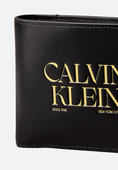 Calvin Klein - Graphic Billfold W/ Coin - Black