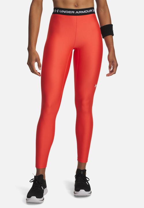Under Armour - UA HeatGear Legging - Venom Red/White