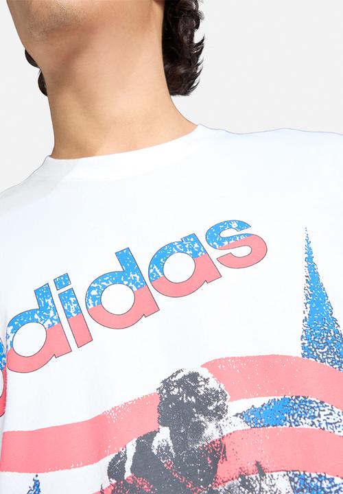 adidas Originals - Archive Football Stars Graphic Tee - White