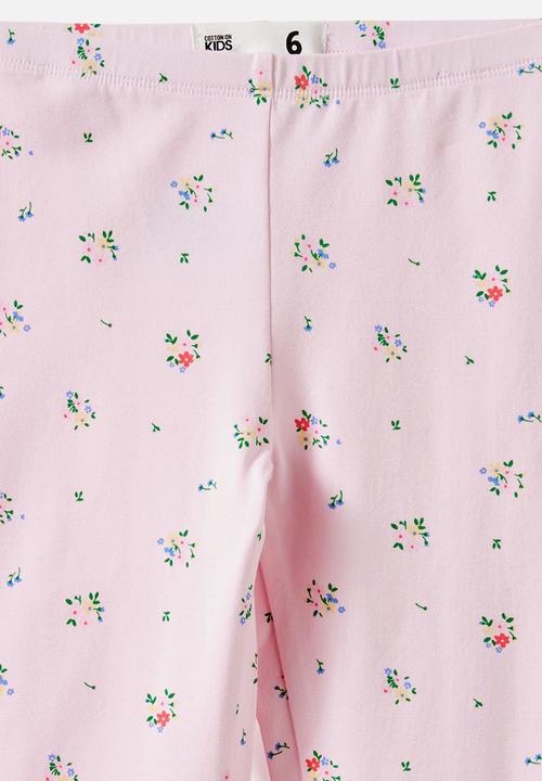 Cotton On - Huggie Tights - Tea Party Pink/Floral Ditsy