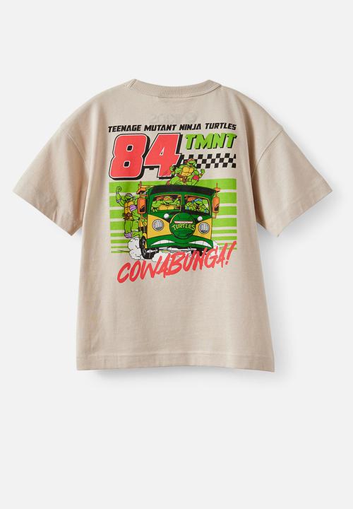 Cotton On - License Drop Shoulder Ss Tee  - Lcn Nic Rainy Day/Tmnt