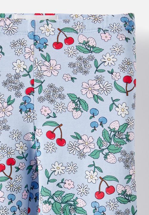 Cotton On - Huggie Tights - Dawn Blue/Floral 