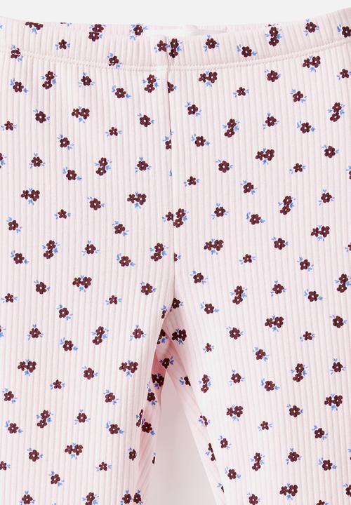 Cotton On - Fleece Legging - Tea Party Pink/Floral