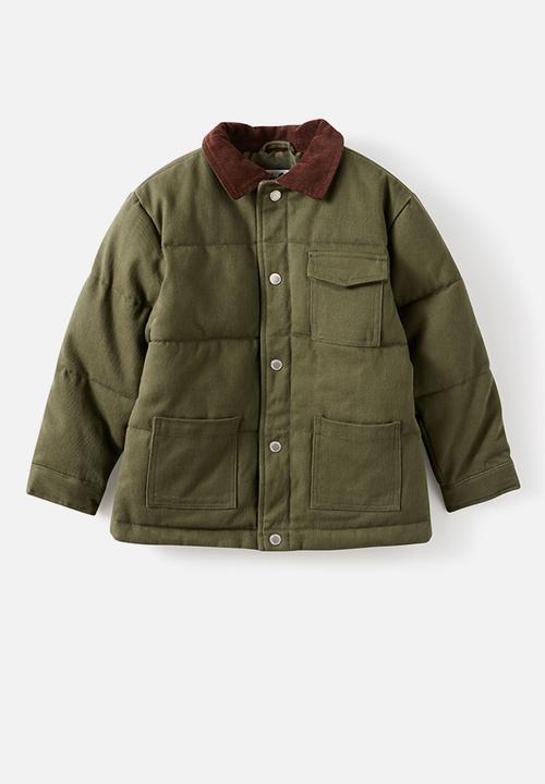 Cotton On - Beau Barn Jacket - Khaki green 