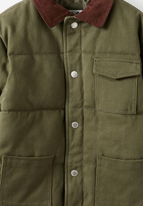 Cotton On - Beau Barn Jacket - Khaki green 