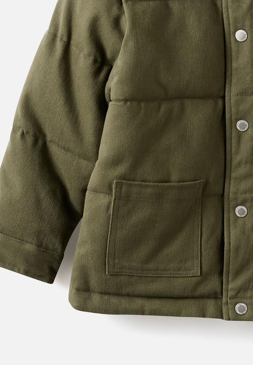 Cotton On - Beau Barn Jacket - Khaki green 