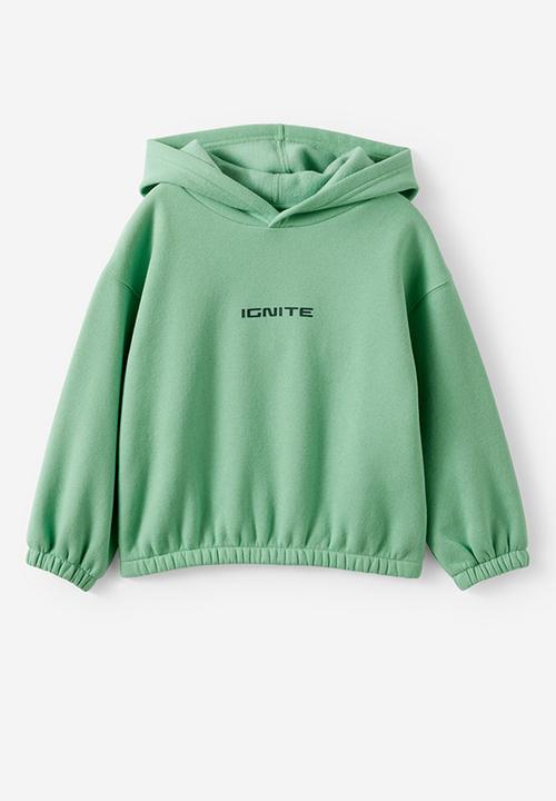 Cotton On - Sammy Hoody & Straight Leg Trackpant - Washed Avo/Steel Ignite