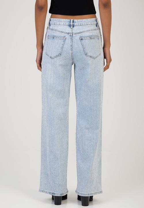 SISSY BOY - Romy Wide Leg Jeans - Light Vintage