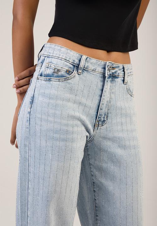 SISSY BOY - Romy Wide Leg Jeans - Light Vintage