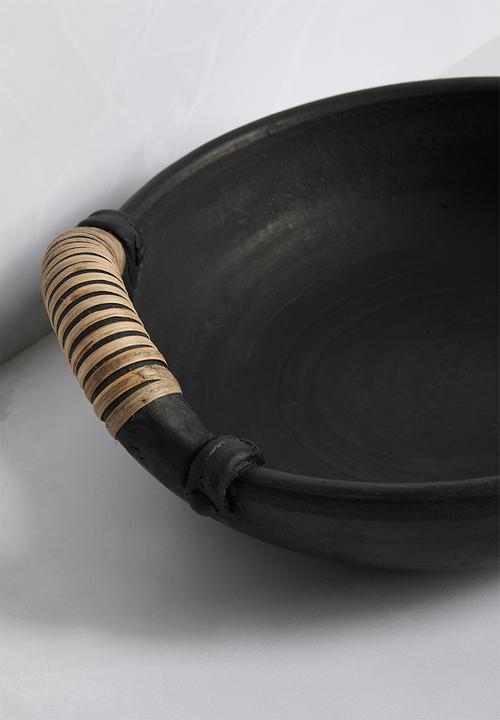 Sixth Floor - Liz Terracotta Decor Bowl - Black