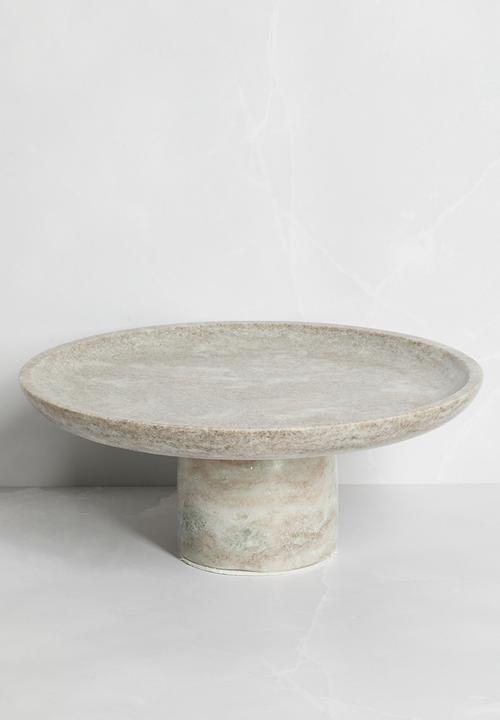 Marble Organic shape Cakestand - Natural