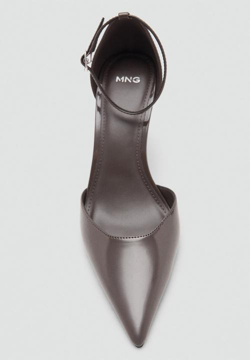MANGO - Beli stiletto ankle strap heel - dark grey
