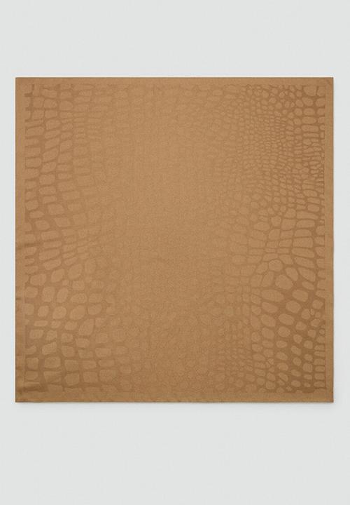 MANGO - Jacky neckerchief - brown