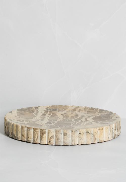 Marble Trinkets Tray - Natural
