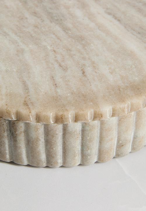Sixth Floor - Travertine Trinkets Box - Natural