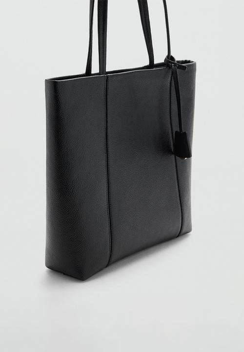 MANGO - Gracie tote bag - black
