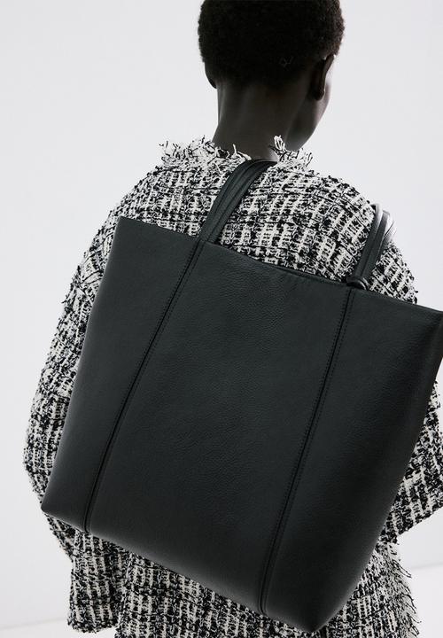 MANGO - Gracie tote bag - black
