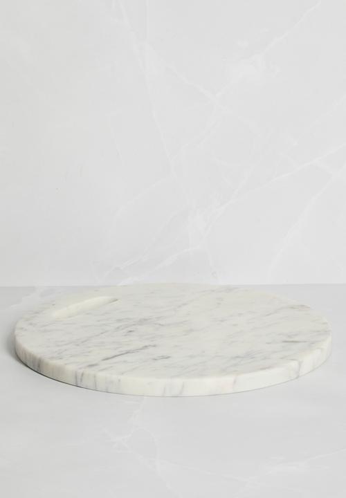 Sixth Floor - Round Marble Chopping Board - Grey