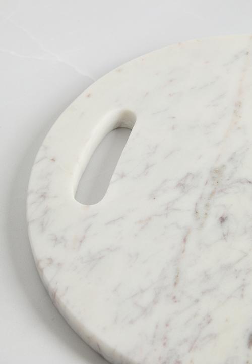 Sixth Floor - Round Marble Chopping Board - Grey