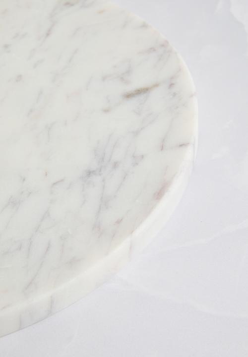 Sixth Floor - Round Marble Chopping Board - Grey