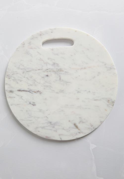 Round Marble Chopping Board - Grey