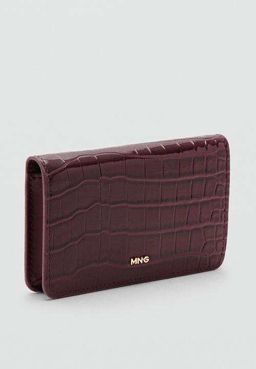 MANGO - Mch Victoria  Wallet - Dark Red